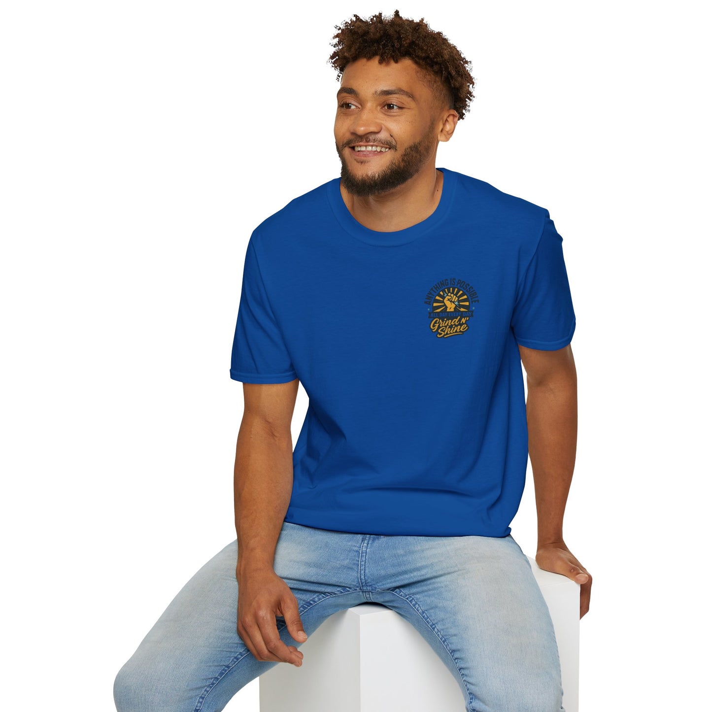 Anything Possible Motivational T-Shirt | Chill Vibes Tee for Fitness Enthusiasts, Daily Wear, Gym Motivation, Gift for Him/Her, Casual Style