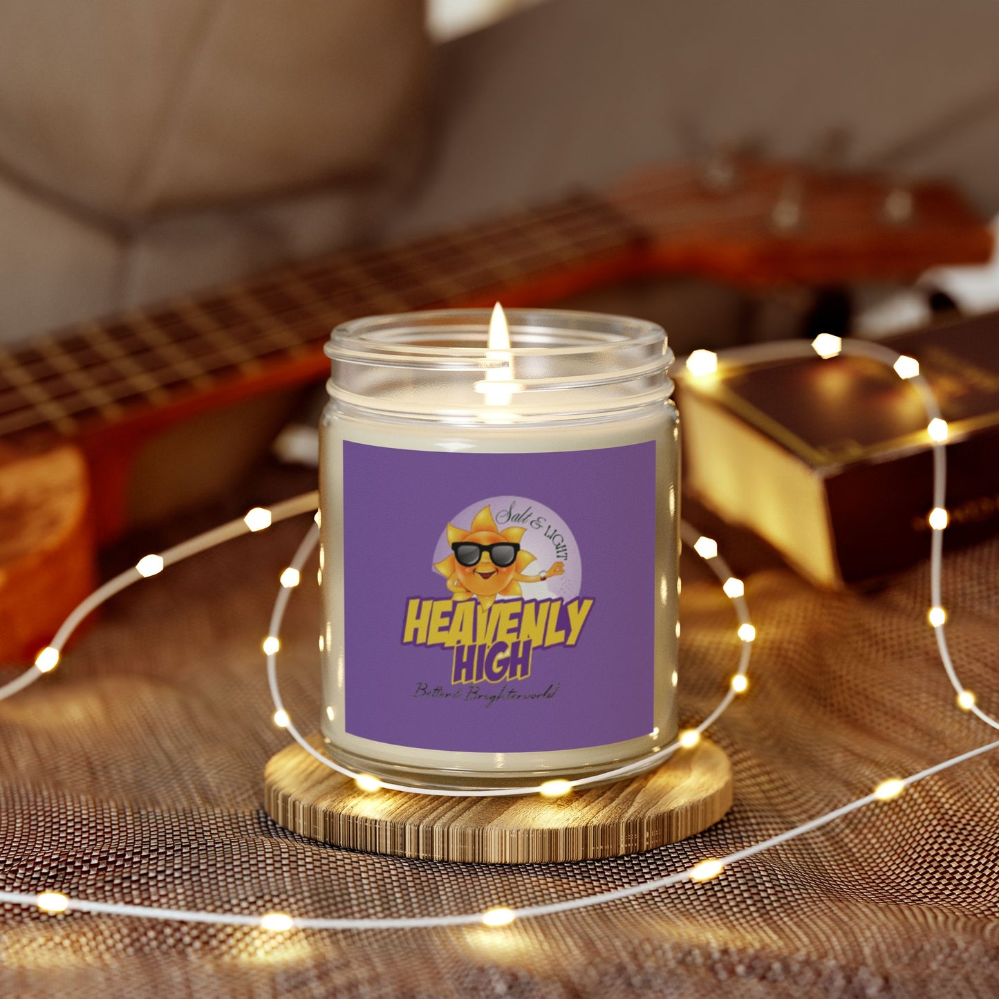 Copy of Heavenly High Scented Candles // Relaxing Home Fragrance, Gift for Her, Yoga Essentials, Self-Care, Birthday Gift