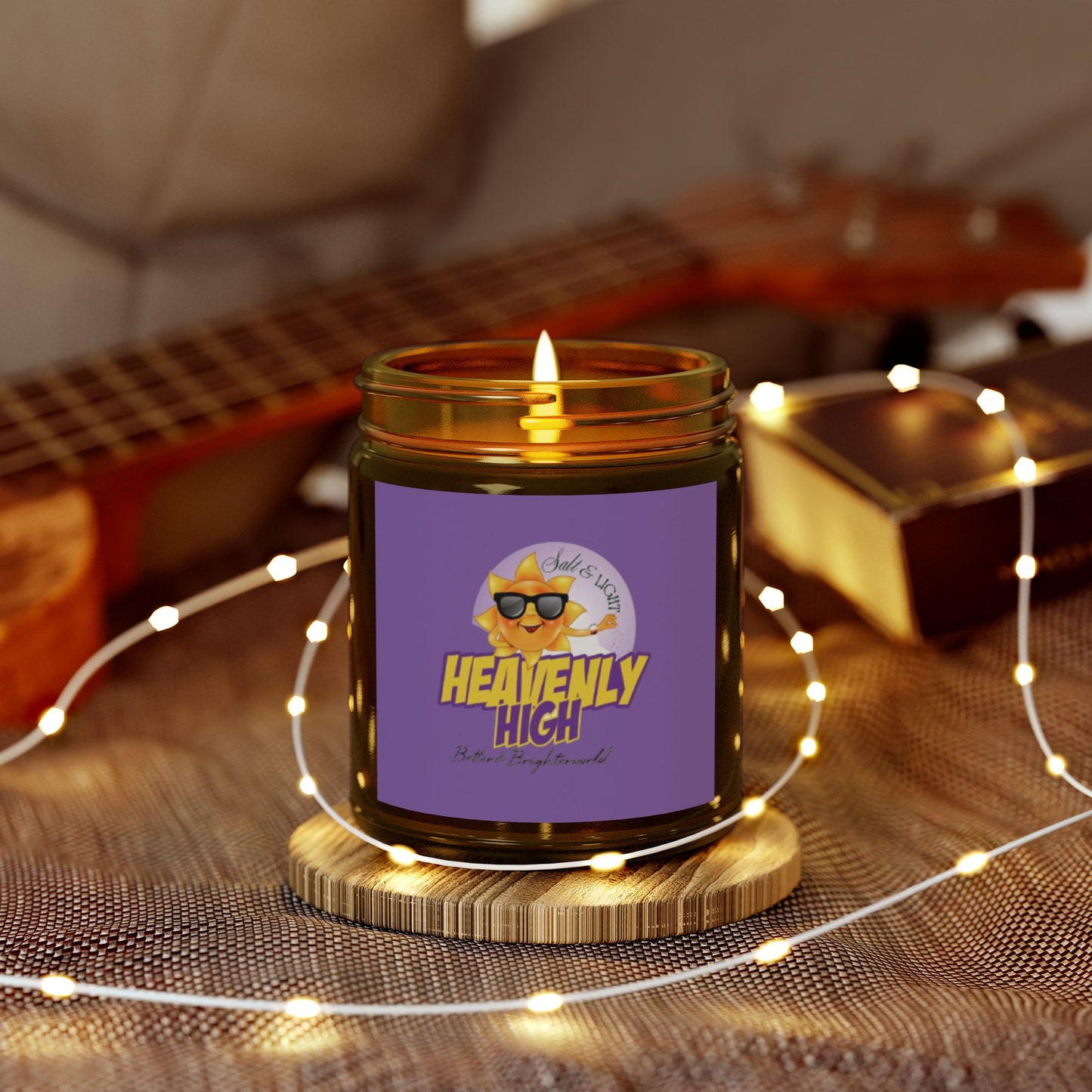 Copy of Heavenly High Scented Candles // Relaxing Home Fragrance, Gift for Her, Yoga Essentials, Self-Care, Birthday Gift