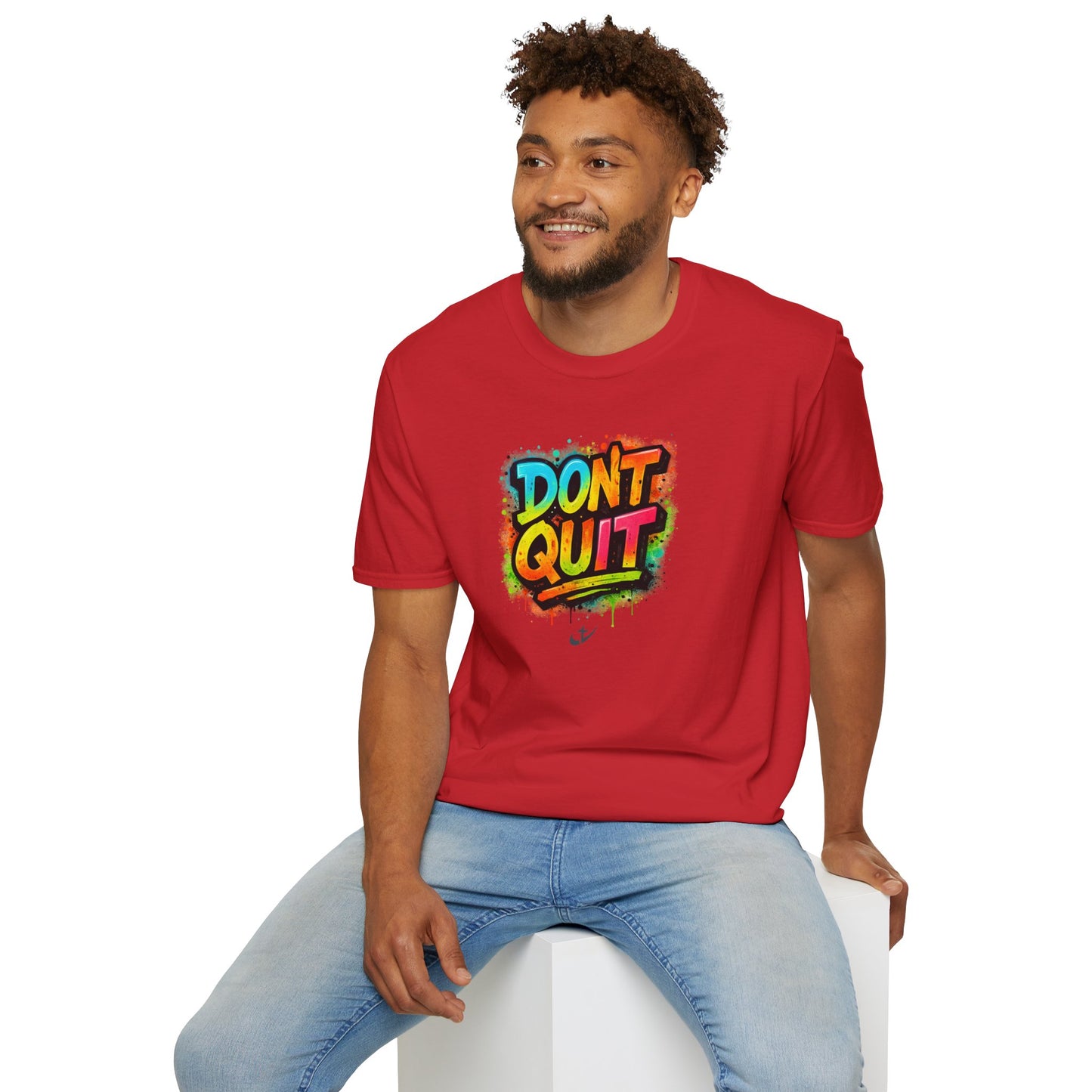 Don’t Quit Graffiti T-Shirt — Motivational Everyday Essentials Tee