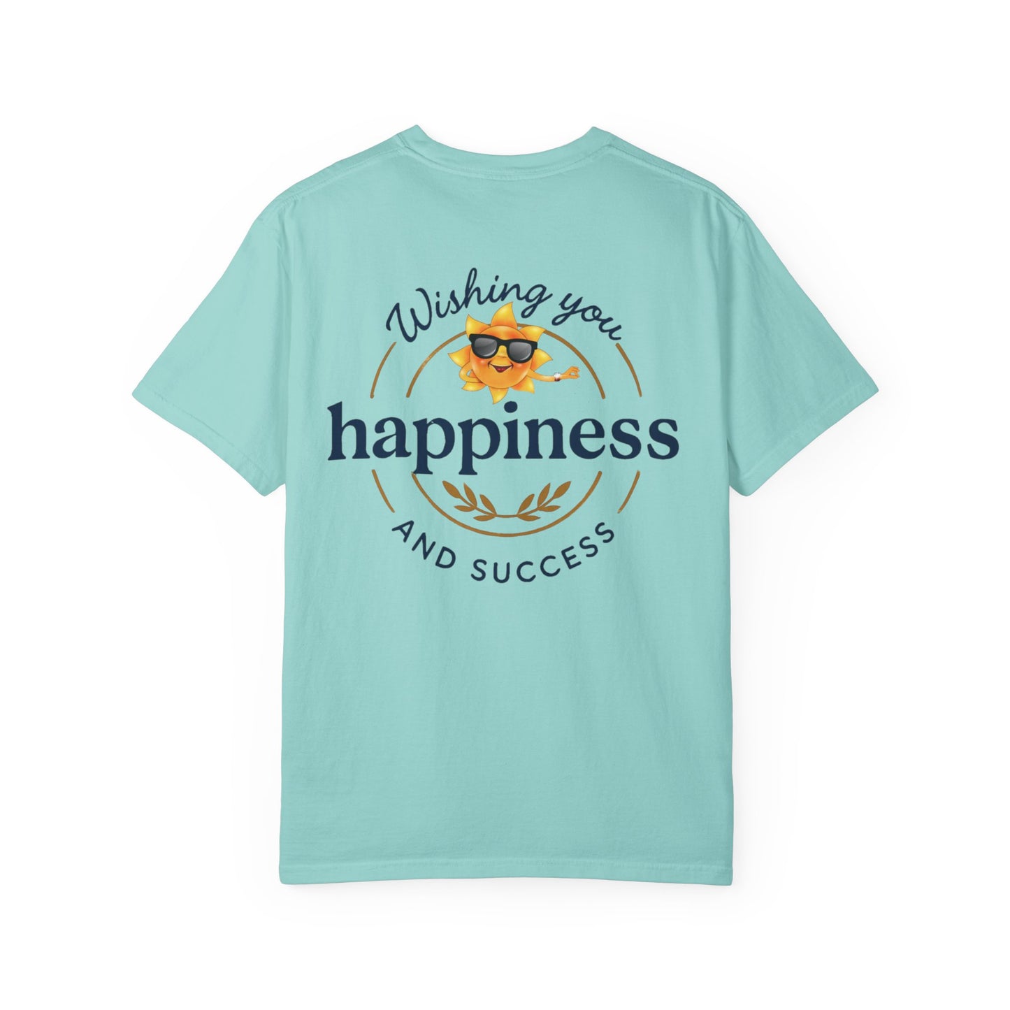 Wishing You Happiness Unisex T-Shirt, Casual Wear, Gift for Friends, Positive Vibes Tee, Summer Style, Motivational Clothing