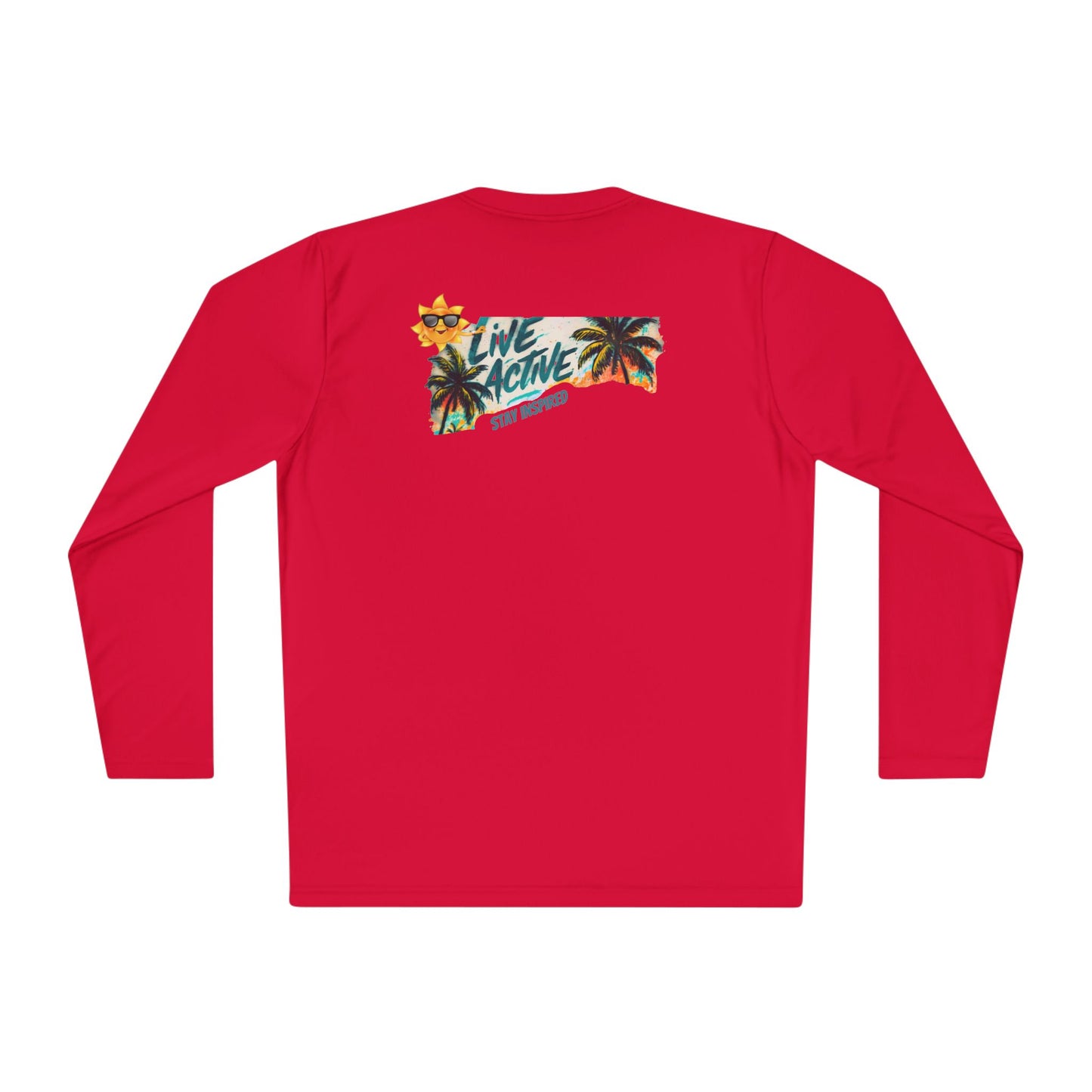 Live Active Tropical Long Sleeve Tee — Performance Beach Tee