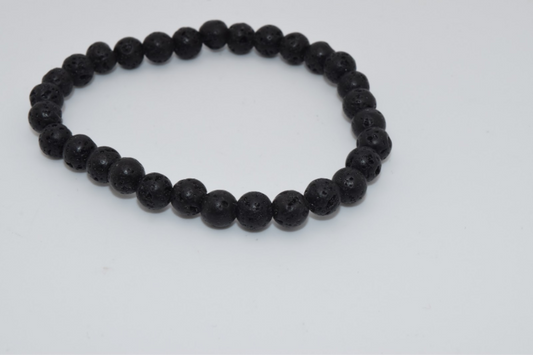 Lava Stone Bracelet 6mm