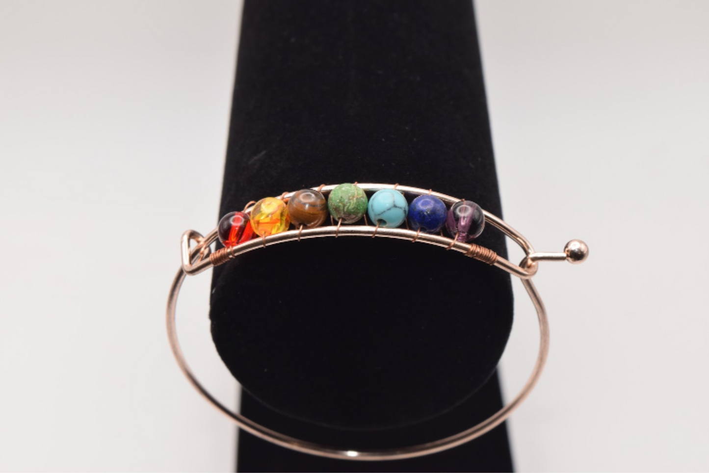 Chakra Bangle - Rose Golden