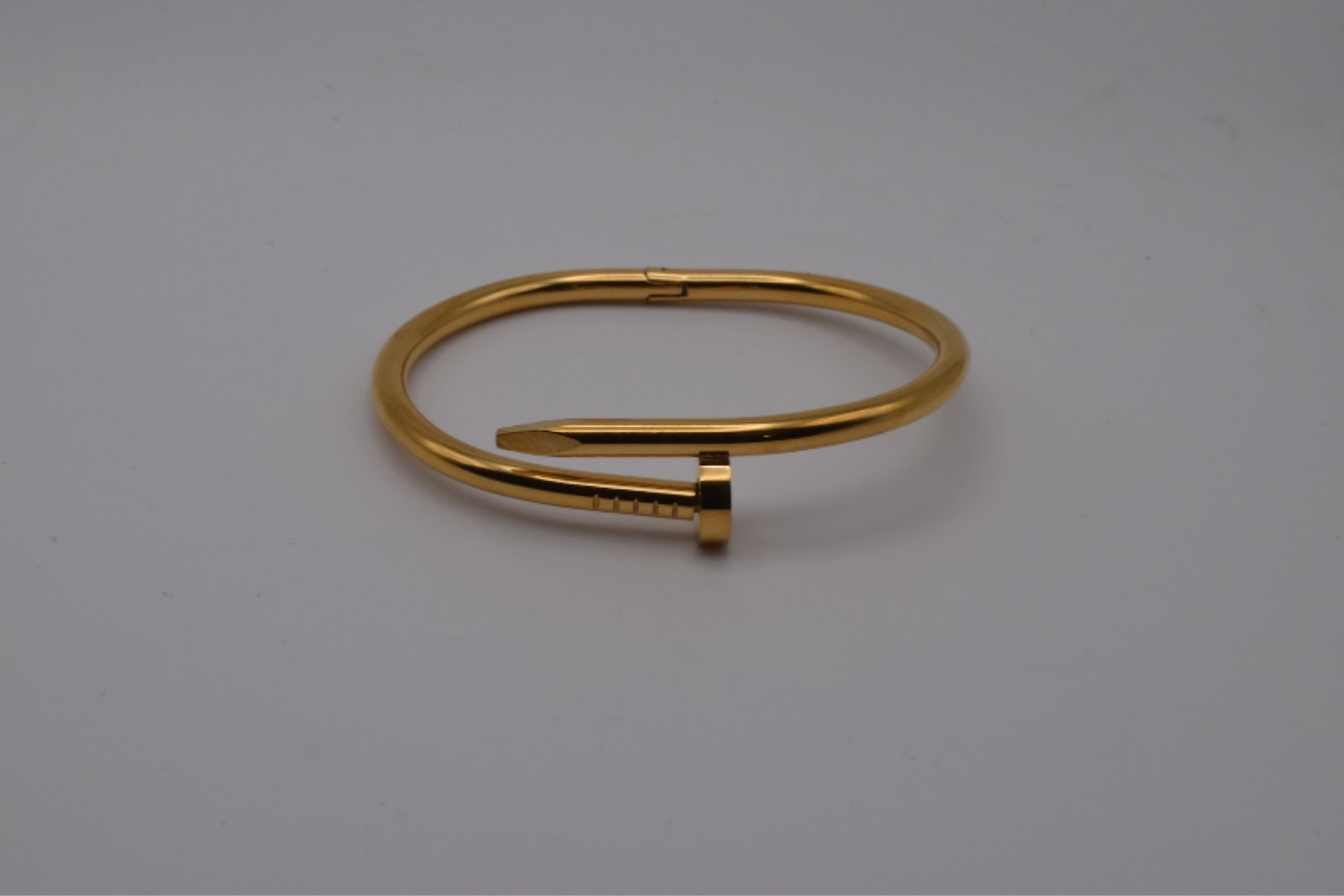 Nail Bangle - Golden