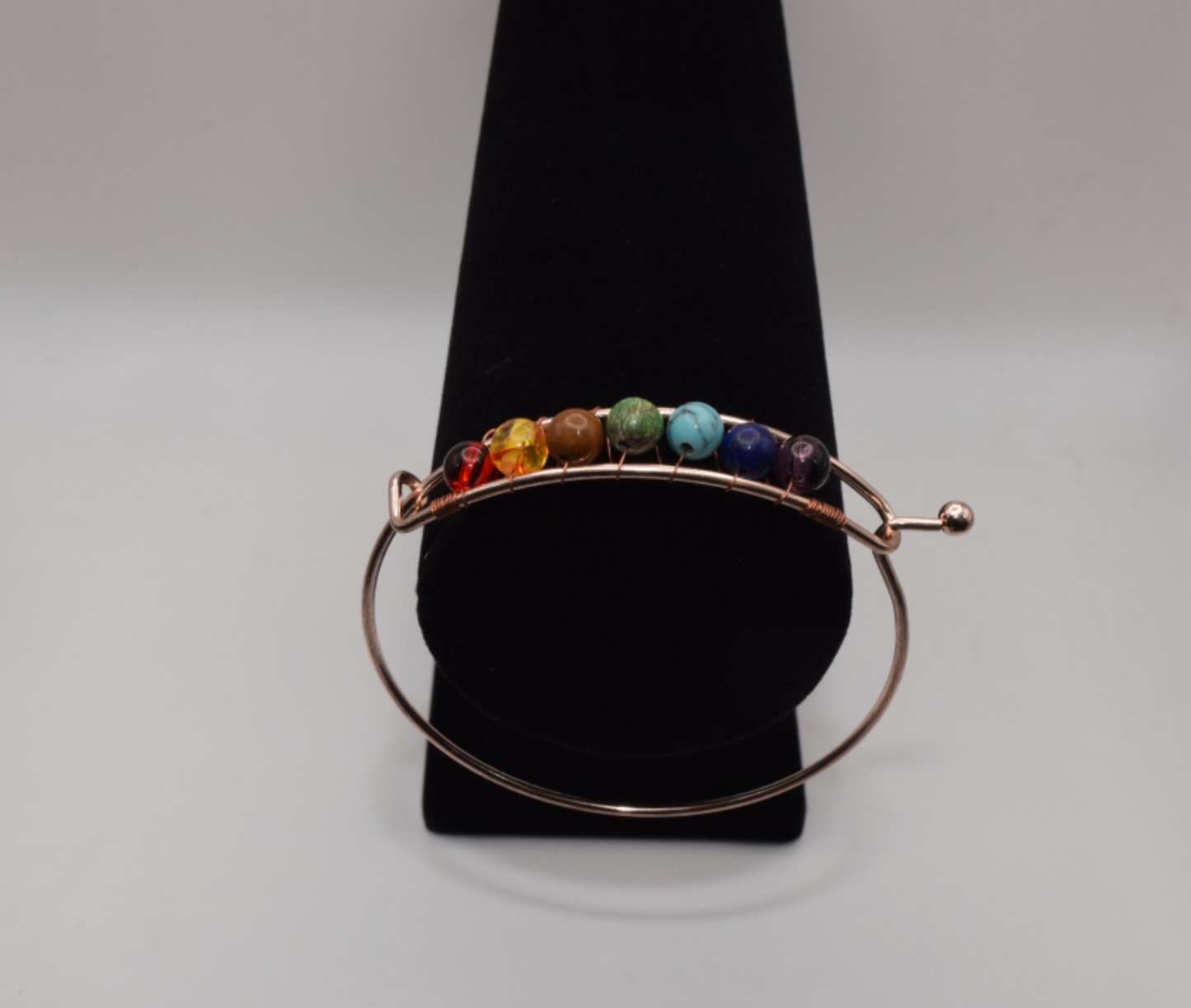 Chakra Bangle - Rose Golden