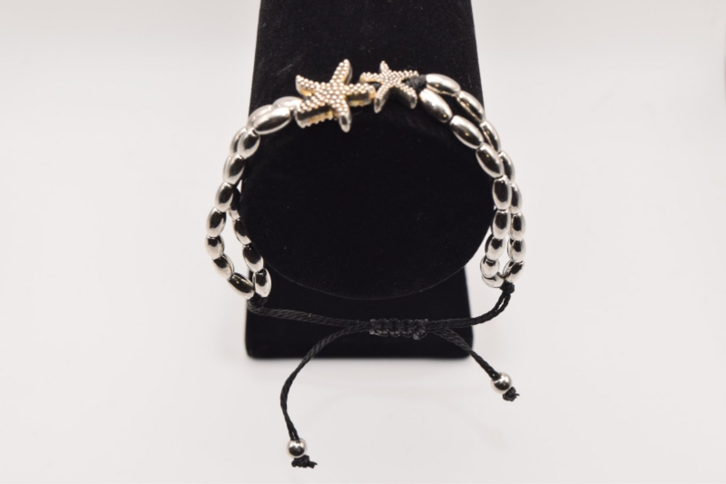 Starfish Metal Beaded Bracelet