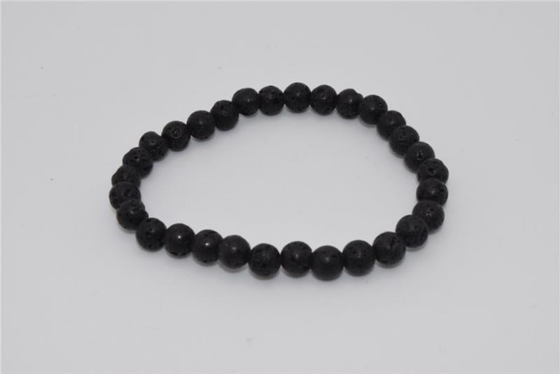 Lava Stone Bracelet 6mm