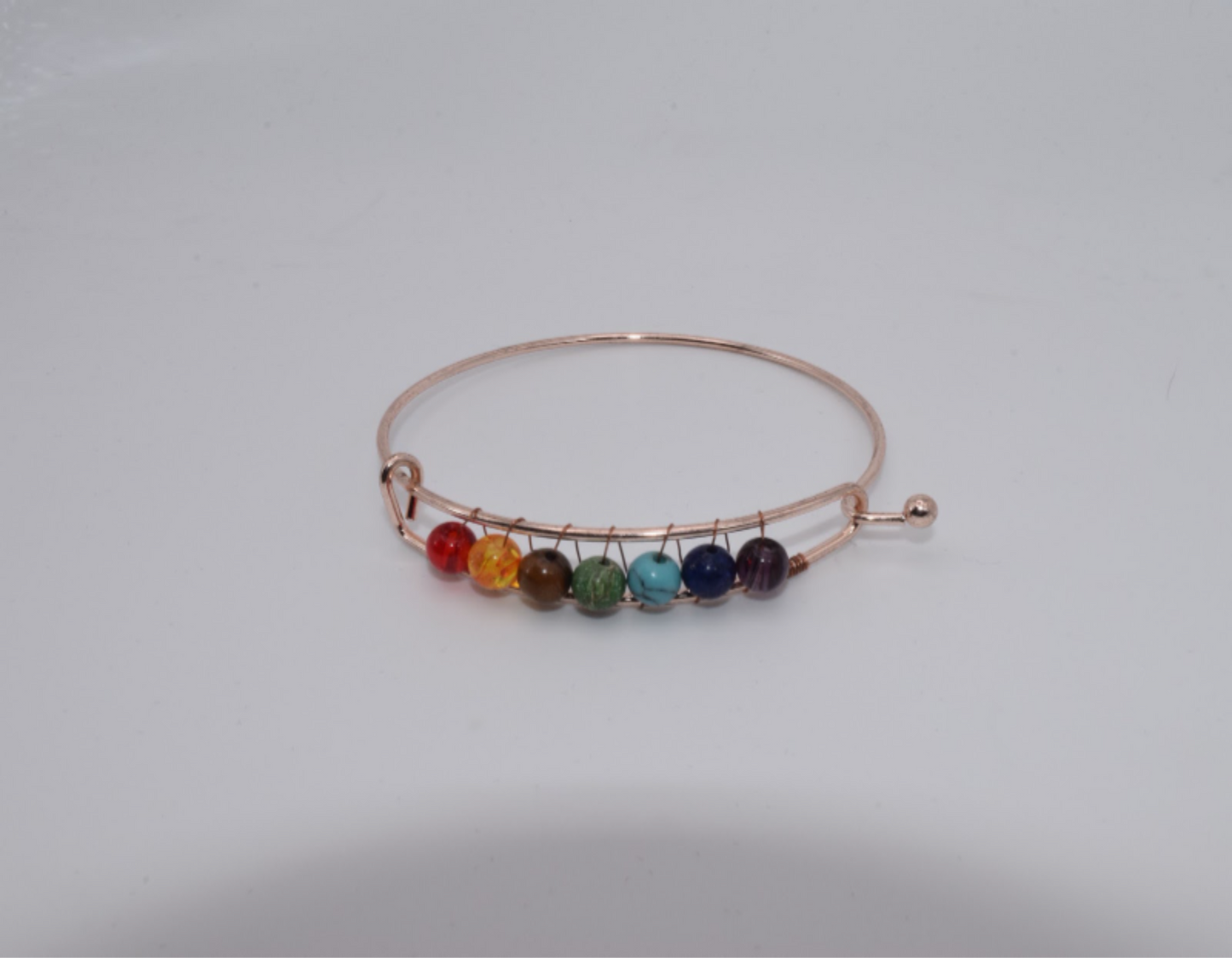 Chakra Bangle - Rose Golden