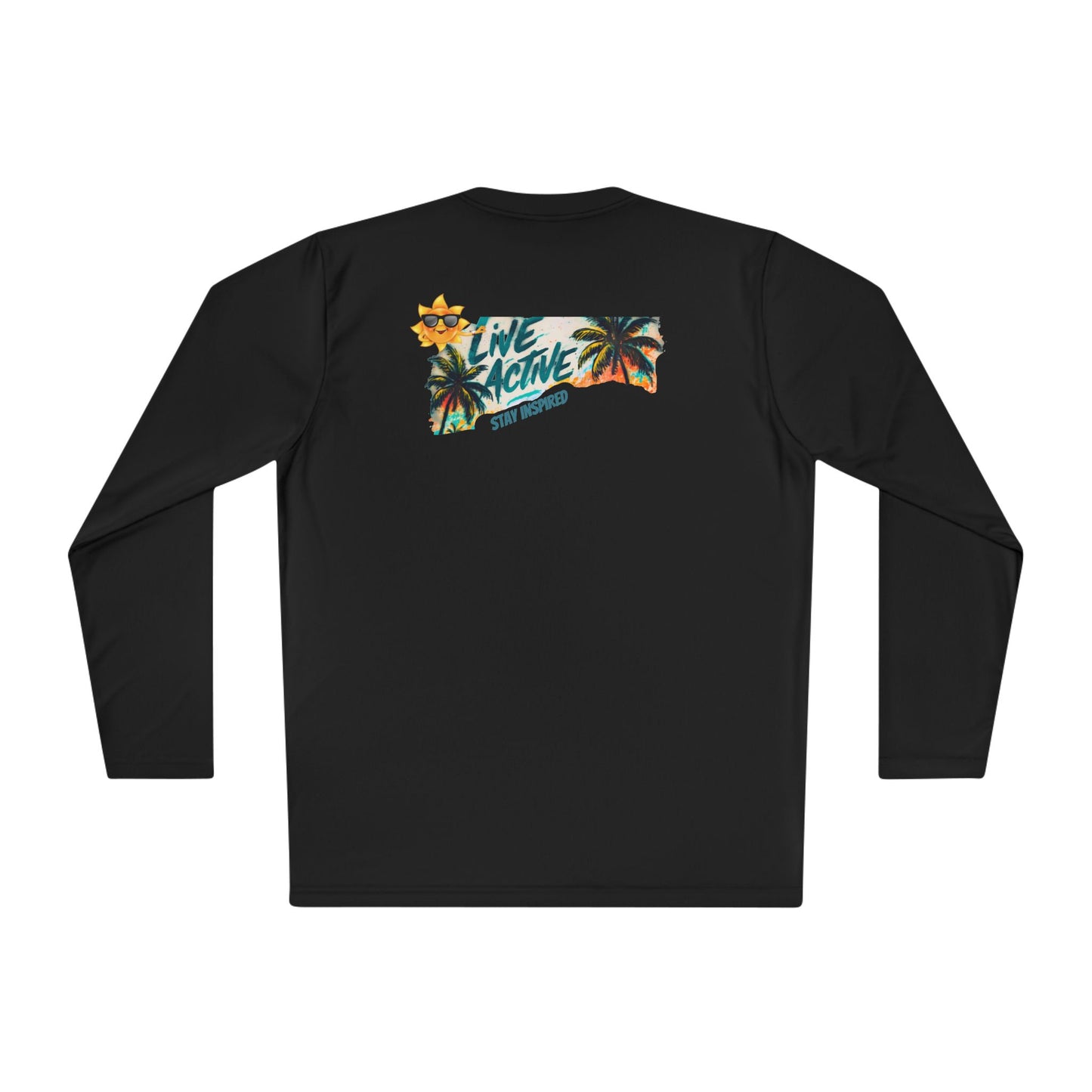 Live Active Tropical Long Sleeve Tee — Performance Beach Tee