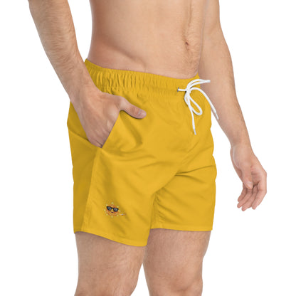 Heavenlyhigh Sun— Yellow  Swim Trunks, Beachwear, & Pool Parties