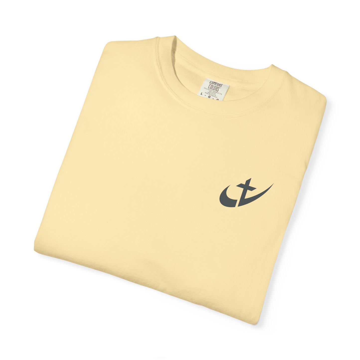 Wishing You Happiness & Success Swoosh Cross T-Shirt, Positive Vibes Motivational Clothing