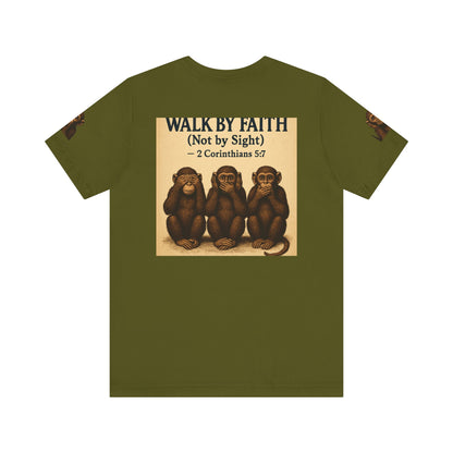 Walk By Faith Tee: Unisex Short Sleeve Shirt, Motivational Tee, Thoughtful Gift for Nature Lovers, Adventure Clothing, [...]