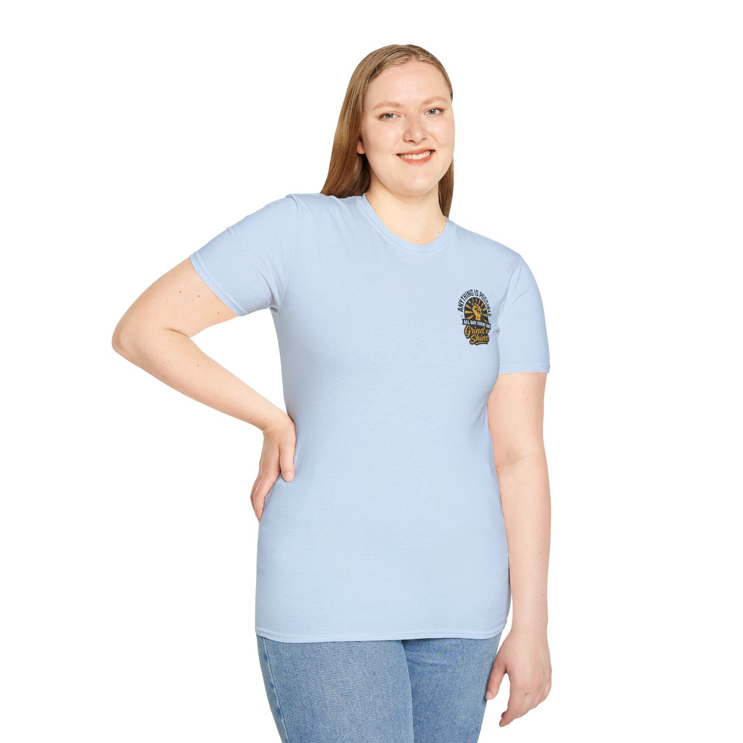 Anything Possible Motivational T-Shirt | Chill Vibes Tee for Fitness Enthusiasts, Daily Wear, Gym Motivation, Gift for Him/Her, Casual Style