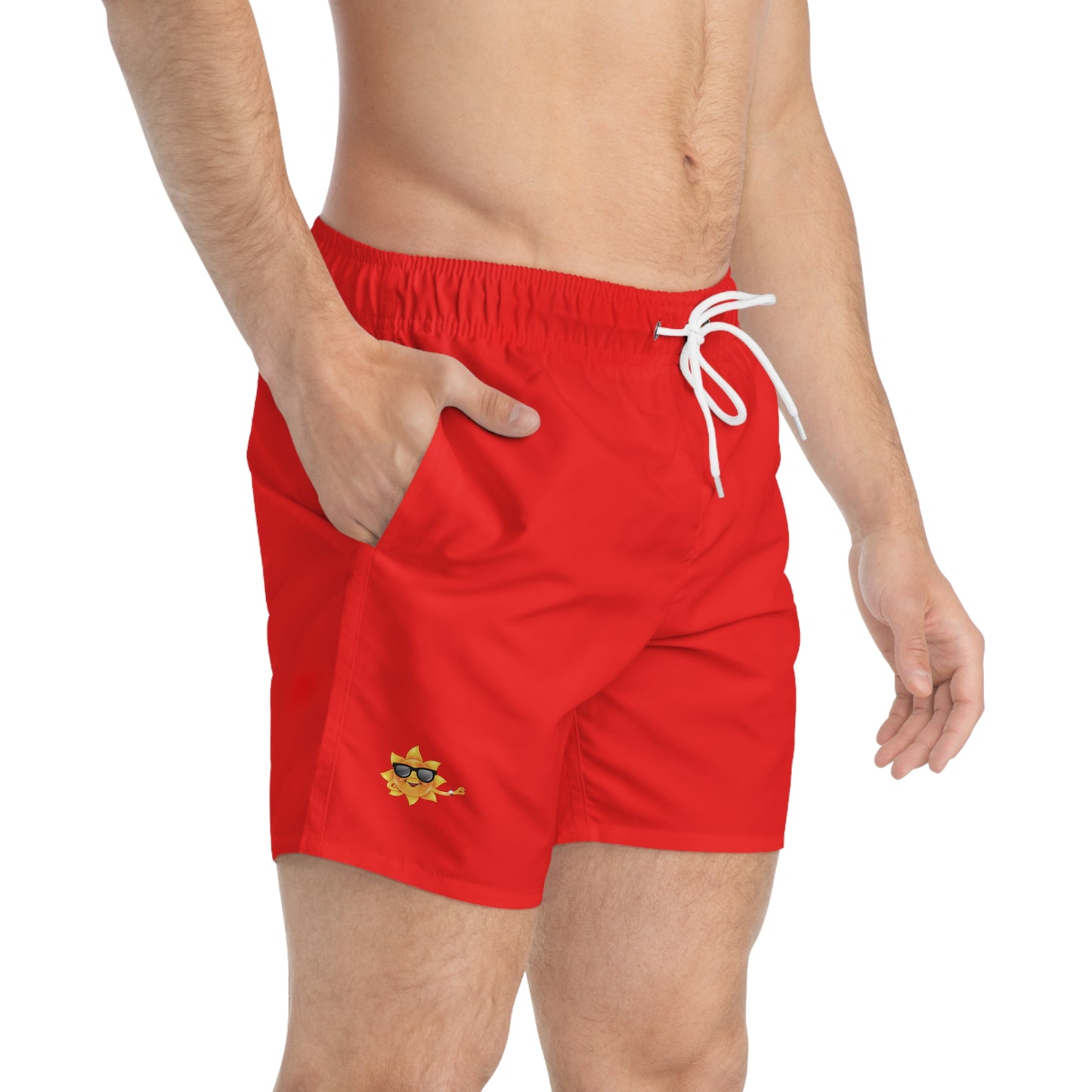 Heavenlyhigh Sun— Red Swim Trunks, Beachwear, & Pool Parties