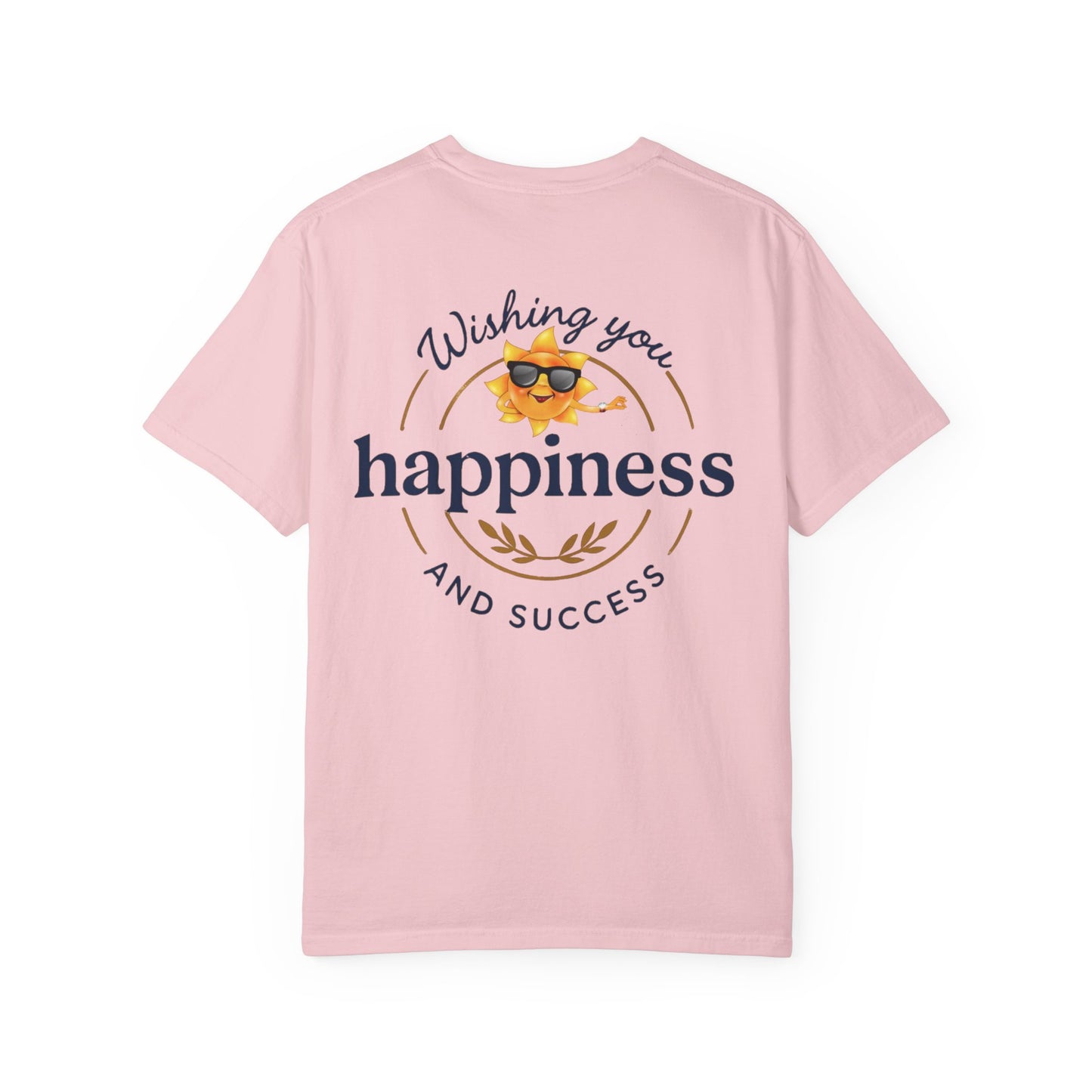 Wishing You Happiness Unisex T-Shirt, Casual Wear, Gift for Friends, Positive Vibes Tee, Summer Style, Motivational Clothing