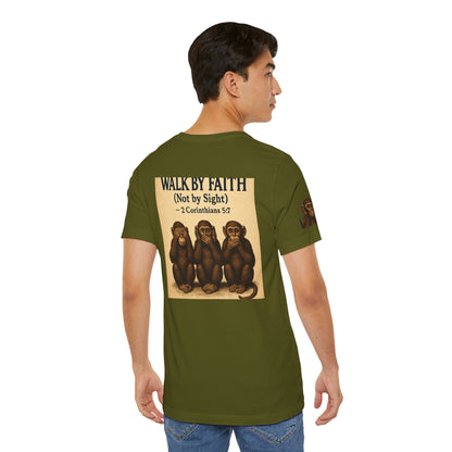 Walk By Faith Tee: Unisex Short Sleeve Shirt, Motivational Tee, Thoughtful Gift for Nature Lovers, Adventure Clothing, [...]