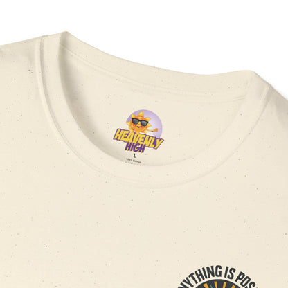 Anything Possible Motivational T-Shirt | Chill Vibes Tee for Fitness Enthusiasts, Daily Wear, Gym Motivation, Gift for Him/Her, Casual Style