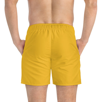Heavenlyhigh Sun— Yellow  Swim Trunks, Beachwear, & Pool Parties