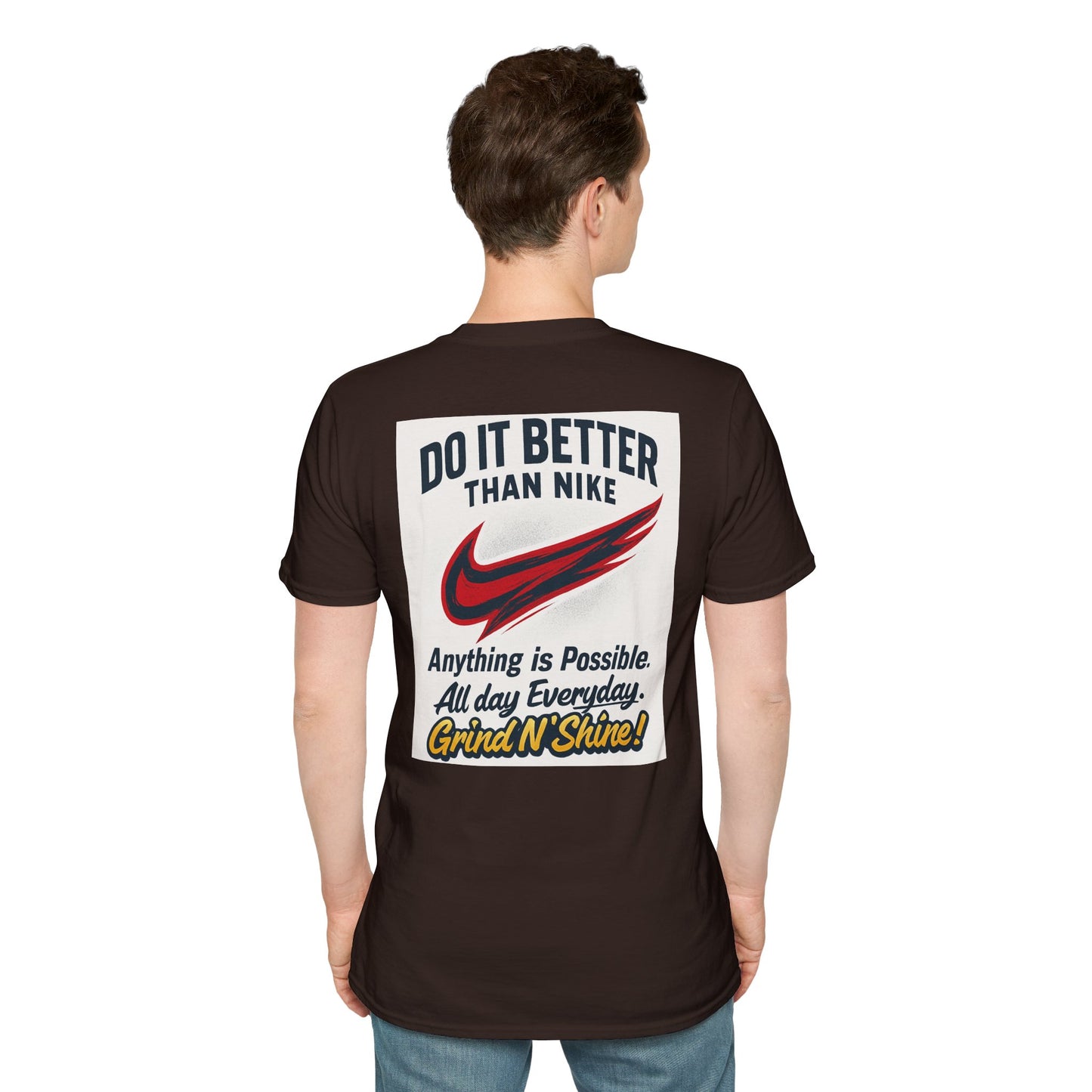 Anything Possible Motivational T-Shirt | Chill Vibes Tee for Fitness Enthusiasts, Daily Wear, Gym Motivation, Gift for Him/Her, Casual Style