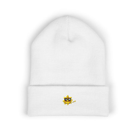 HeavenlyHigh Logo Cuffed Beanie, Cozy Winter Hat, Fun Cap