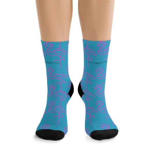 Copy of Tropical Flamingo Socks | Eco-Friendly Novelty Socks for Women | Fun Gift for Birthdays, Summer Parties, and Eco-Conscious Friends
