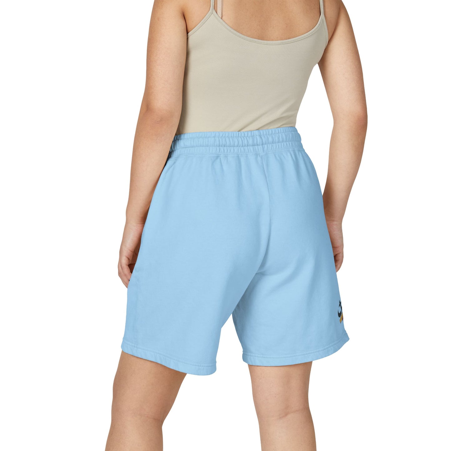 "Live Active. Stay Inspired." Sweat Shorts — Lightweight Casual Lounge Shorts (Black Logo)