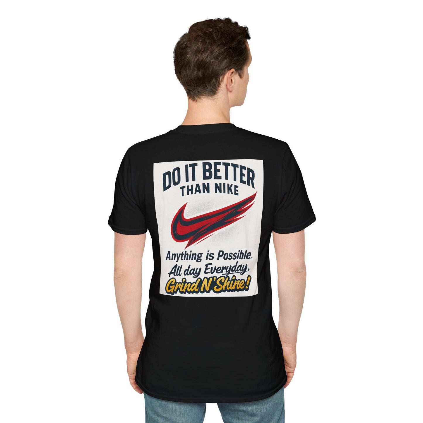 Anything Possible Motivational T-Shirt | Uplifting Vibes Tee for Fitness Enthusiasts, Gym Motivation