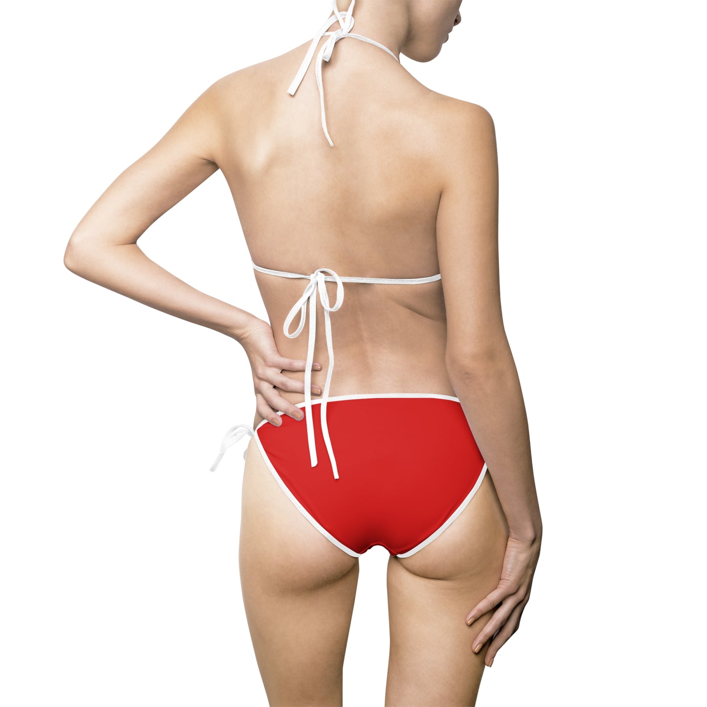 Red  Heavenlyhigh logo - Women's Two-Piece Swimsuit