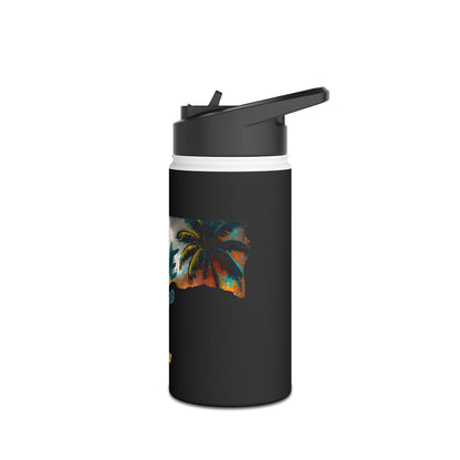 Live Active Stainless Steel Water Bottle — Stay Inspired Tropical Sports Flask