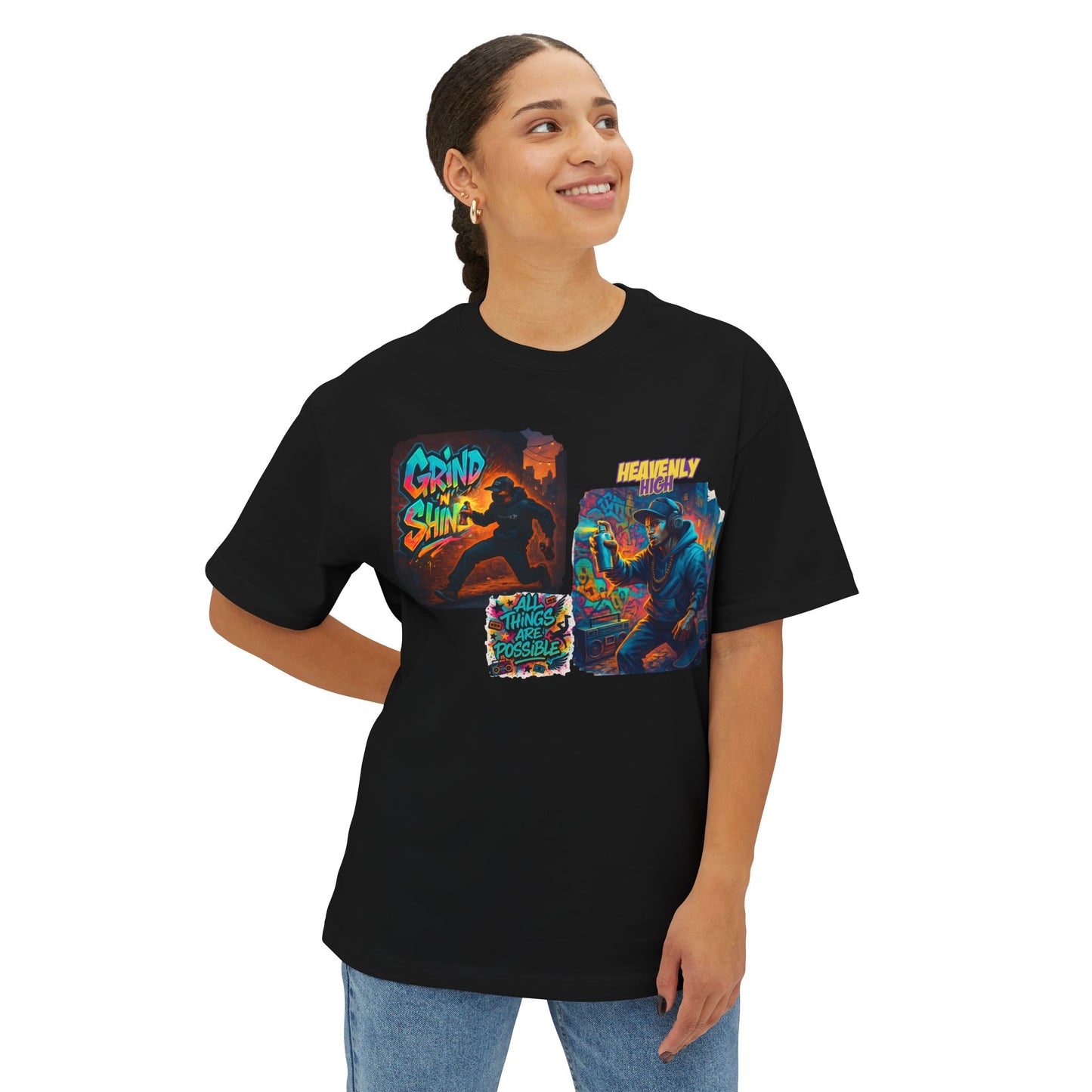 Urban Spray Printer Grind 'N' Shine Graphic Tee