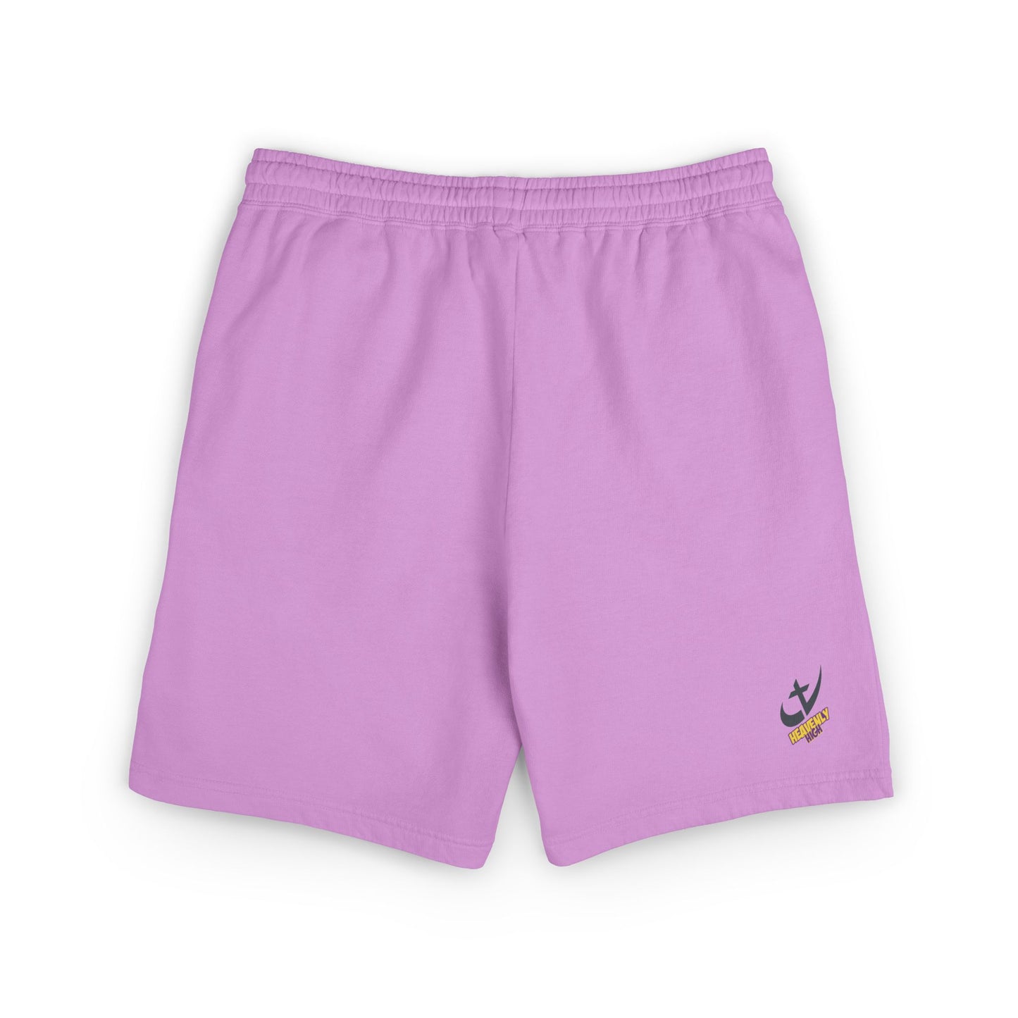 "Live Active. Stay Inspired." Sweat Shorts — Lightweight Casual Lounge Shorts (Black Logo)