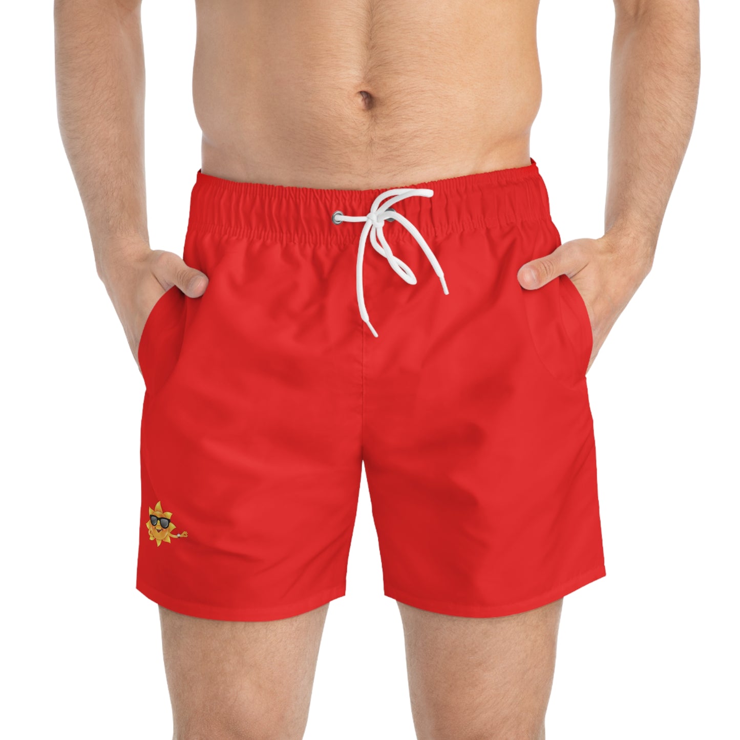 Heavenlyhigh Sun— Red Swim Trunks, Beachwear, & Pool Parties