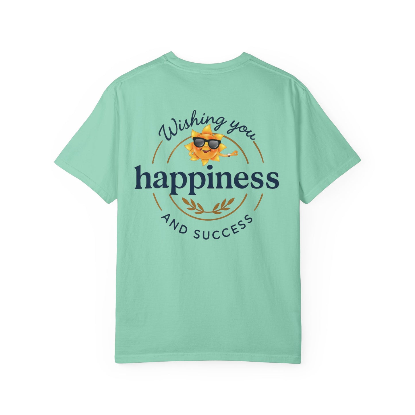 Wishing You Happiness Unisex T-Shirt, Casual Wear, Gift for Friends, Positive Vibes Tee, Summer Style, Motivational Clothing