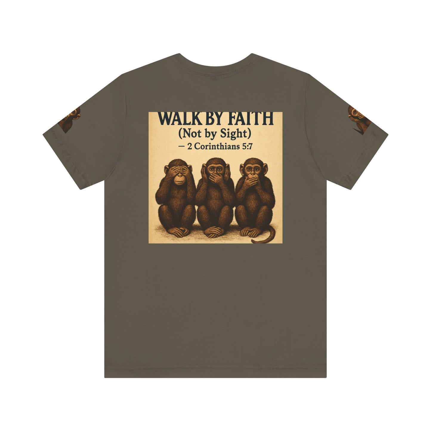 Walk By Faith Tee: Unisex Short Sleeve Shirt, Motivational Tee, Thoughtful Gift for Nature Lovers, Adventure Clothing, [...]