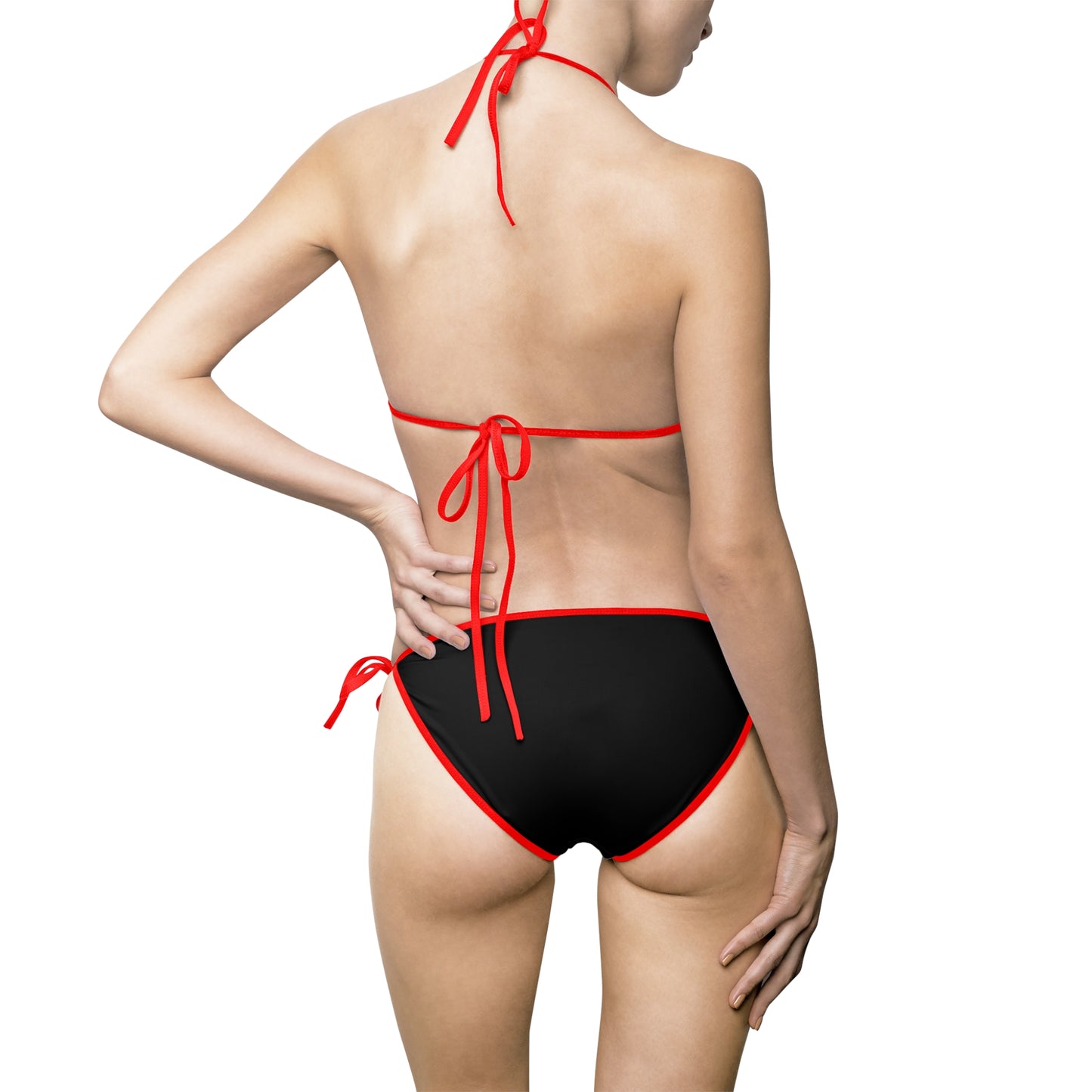 Black  Heavenlyhigh logo - Women's Two-Piece Swimsuit