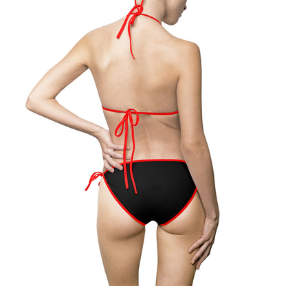 Black  Heavenlyhigh logo - Women's Two-Piece Swimsuit