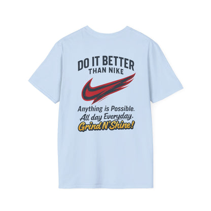 Anything Possible Motivational T-Shirt | Uplifting Vibes Tee for Fitness Enthusiasts, Gym Motivation