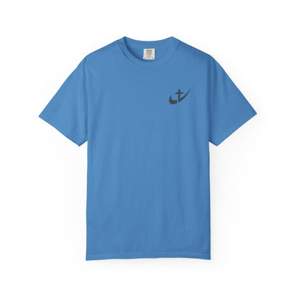 Wishing You Happiness & Success Swoosh Cross T-Shirt, Positive Vibes Motivational Clothing