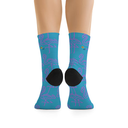 Copy of Tropical Flamingo Socks | Eco-Friendly Novelty Socks for Women | Fun Gift for Birthdays, Summer Parties, and Eco-Conscious Friends