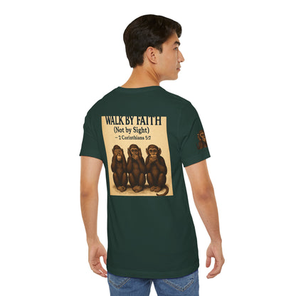 Walk By Faith Tee: Unisex Short Sleeve Shirt, Motivational Tee, Thoughtful Gift for Nature Lovers, Adventure Clothing, [...]