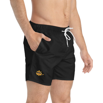 Heavenlyhigh Sun— Black Swim Trunks, Beachwear, & Pool Parties