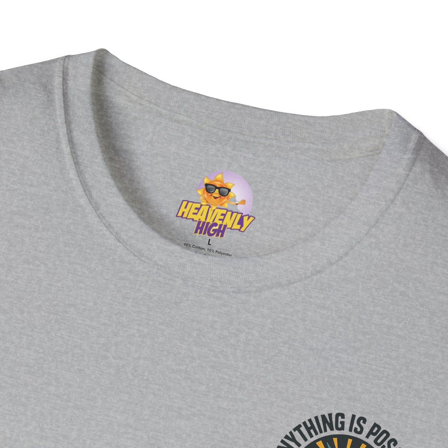 Anything Possible Motivational T-Shirt | Chill Vibes Tee for Fitness Enthusiasts, Daily Wear, Gym Motivation, Gift for Him/Her, Casual Style