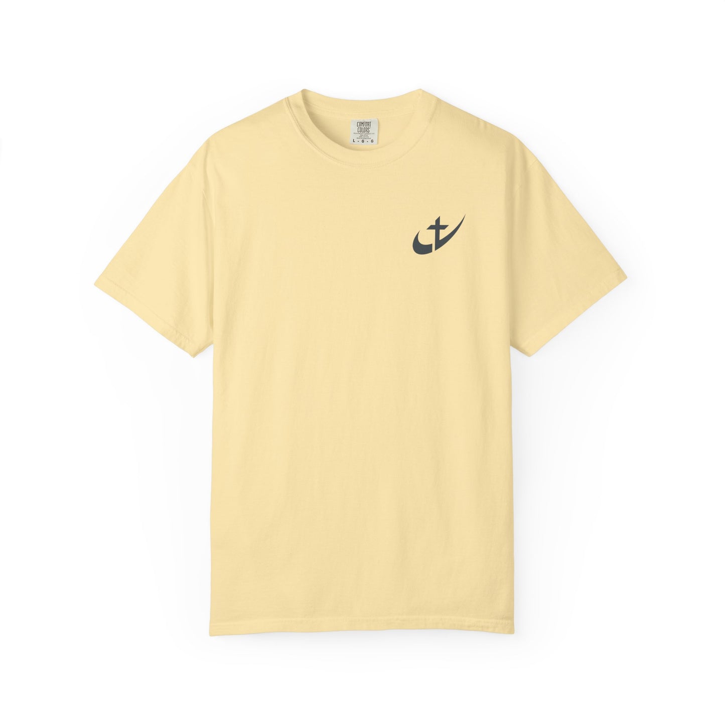 Wishing You Happiness & Success Swoosh Cross T-Shirt, Positive Vibes Motivational Clothing