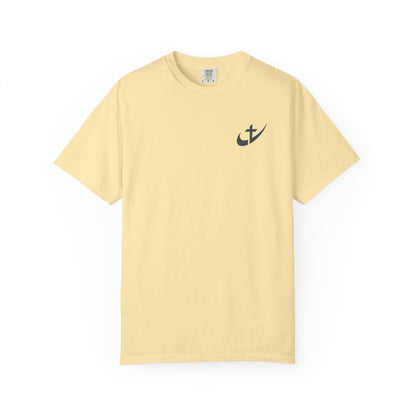 Wishing You Happiness & Success Swoosh Cross T-Shirt, Positive Vibes Motivational Clothing