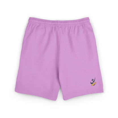 "Live Active. Stay Inspired." Sweat Shorts — Lightweight Casual Lounge Shorts (White Logo)