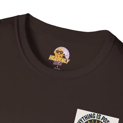 Anything Possible Motivational T-Shirt | Chill Vibes Tee for Fitness Enthusiasts, Daily Wear, Gym Motivation, Gift for Him/Her, Casual Style