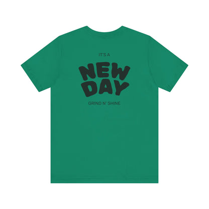 It's a New Day Unisex Tee, Motivational Shirt, Casual Wear, Gift for Him, Gift for Her, Positive Vibes, Everyday Essential
