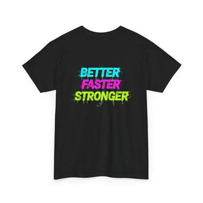 Heavenlyhigh "Better, Faster, Stronger" Vintage Film Noir T-Shirt