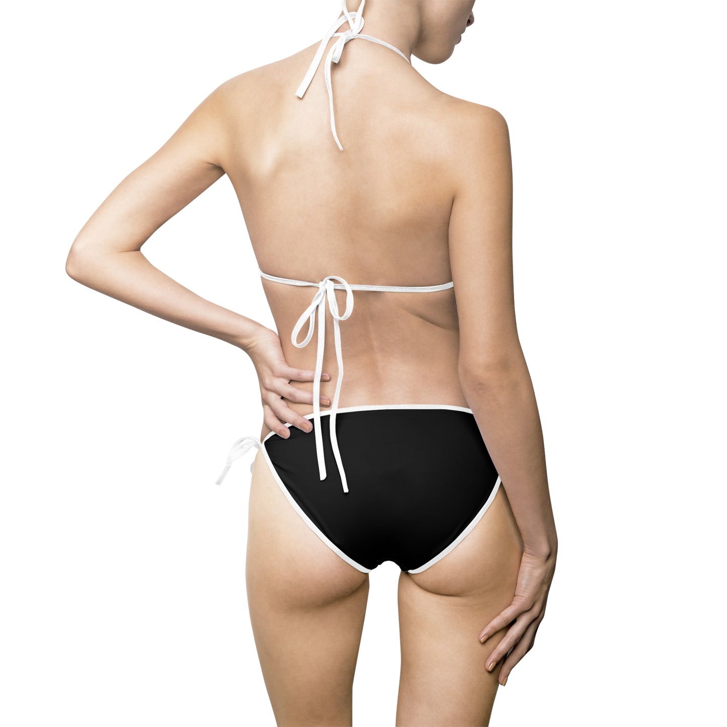Black  Heavenlyhigh logo - Women's Two-Piece Swimsuit